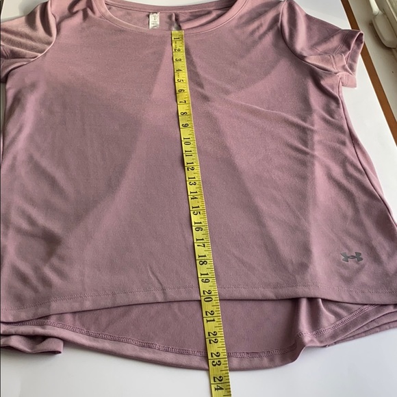 Under Armour Whisperlight Foldover t-shirt -purple - Picture 6 of 7